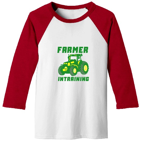 Farmer In Training Baseball Tees