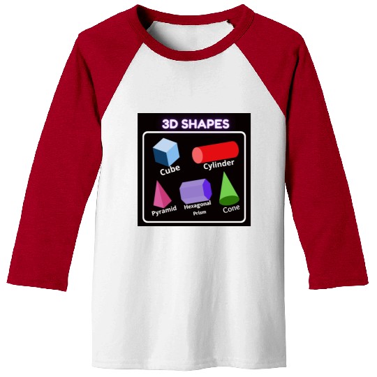 Preschool Homeschool,Learn Shapes For Kids Baseball Tees