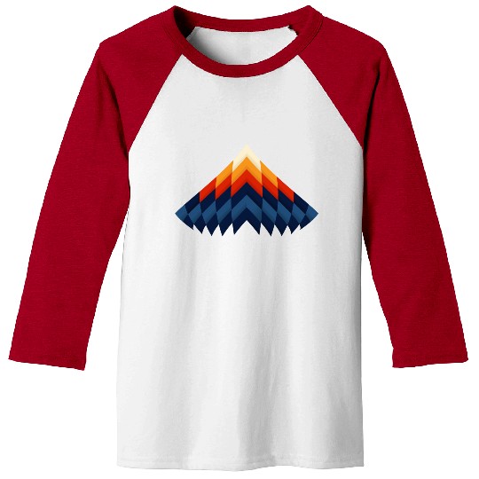 Mountain abstract Baseball Tees