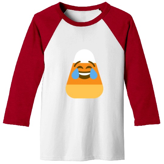Laughing Candy Corn Halloween Costume Baseball Tees
