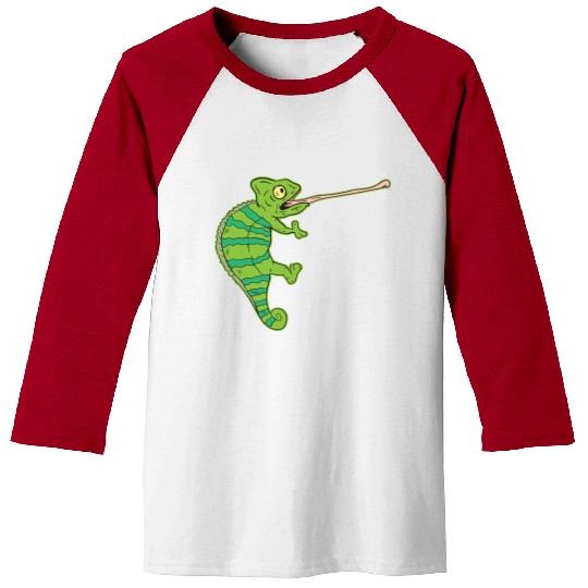 Wildlife Climbing Chameleon Animal Welfare Gift Baseball Tees