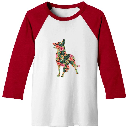 German Shepherd Flower Baseball Tees for Women Girls Kids