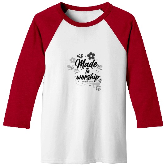 Christianity Gifts Made to Worship Christian Gift Baseball Tees