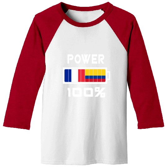 France and Colombia power 100% Baseball Tees