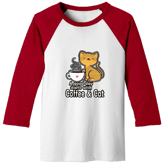 Funny Orange Cat Coffee Mug Cat Lover Coffee And Baseball Tees