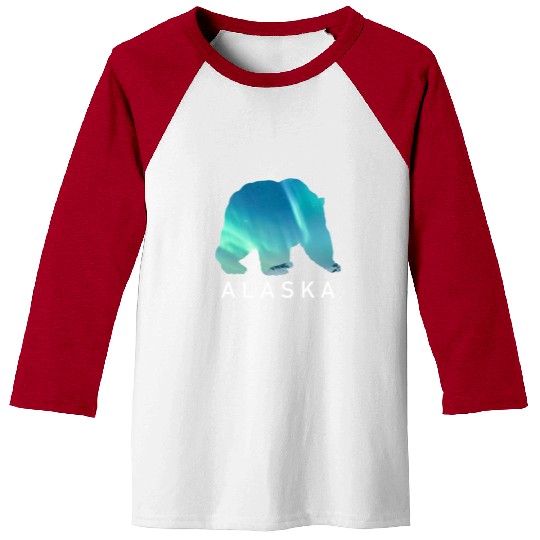 Alaska Gift USA Natur Bär Denali Grizzly Wald Baseball Tees