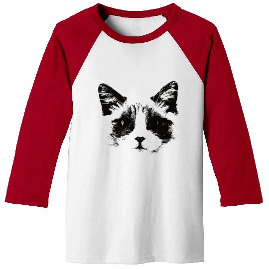 Blue Bicolor Ragdoll Design For Ragdoll Owners Baseball Tees