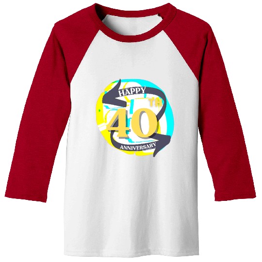 ANNIVERSARY 40 Baseball Tees
