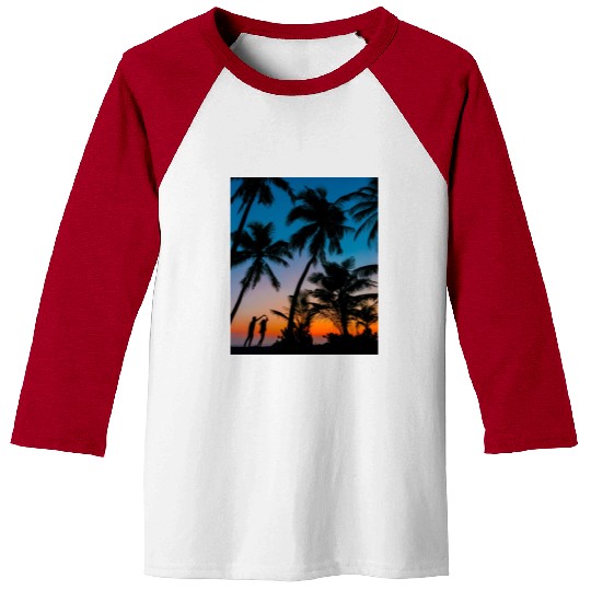 SWEETNESS OF DANCE -SUNSET IMAGE. Baseball Tees