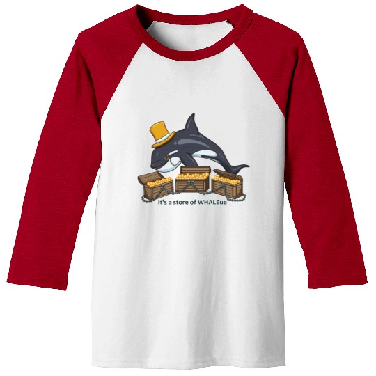 Bitcoin lover whale BTC logo Crypto lover Hodl Baseball Tees