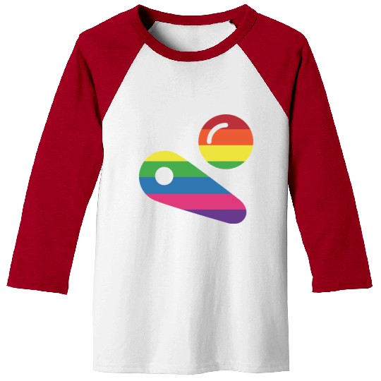 Pinball LGBT Player Baseball Tees