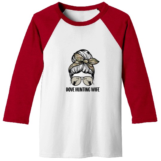Dove Hunting Baseball Tees Messy Bun Dove Hunter Woman