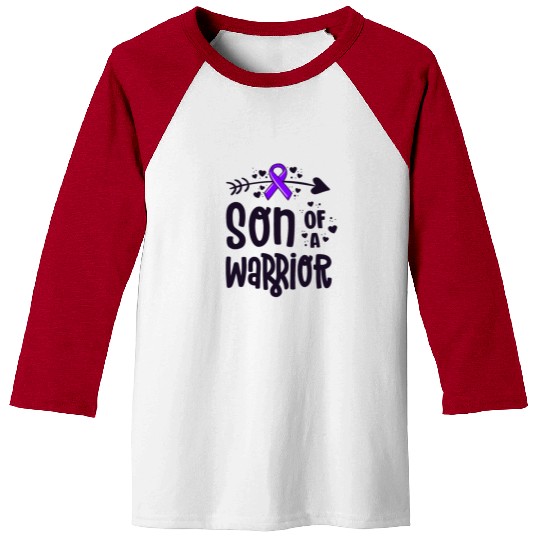 Son Of A Warrior Hodgkins Lymphoma Cancer Baseball Tees