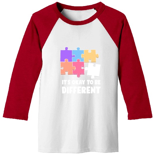 Funny Autism Teacher Baseball Tees