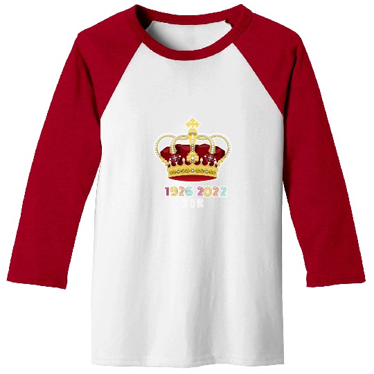 Queen Elizabeth II Royal Coat Emblem Monarch Crown Baseball Tees