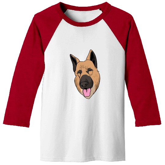 Dog German Shepherd Baseball Tees