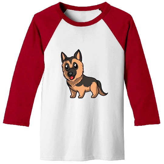 Dog German Shepherd Baseball Tees