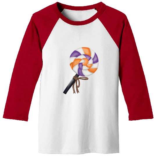 Halloween lollipop candy Baseball Tees