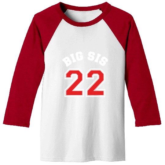 Big Sis 2022 - Big Sister Baby Family Birth Girl Baseball Tees