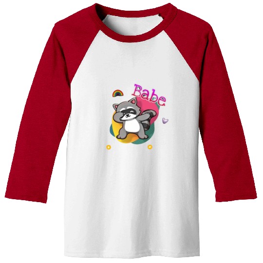 baby raccoon Baseball Tees
