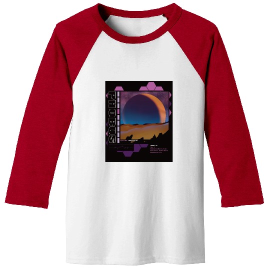 Space astronaut science planets astronomy design Baseball Tees