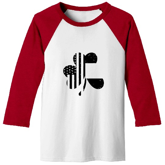 Irish American Flag Baseball Tees