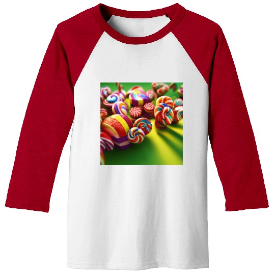 A glimpse into candy land version 2 Baseball Tees