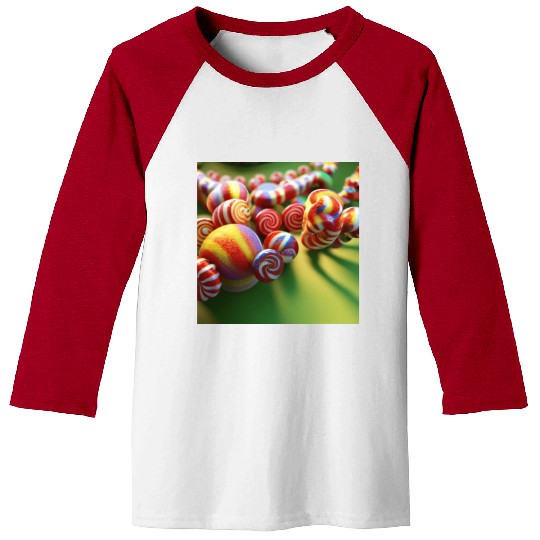 A glimpse into candy land version 3 Baseball Tees