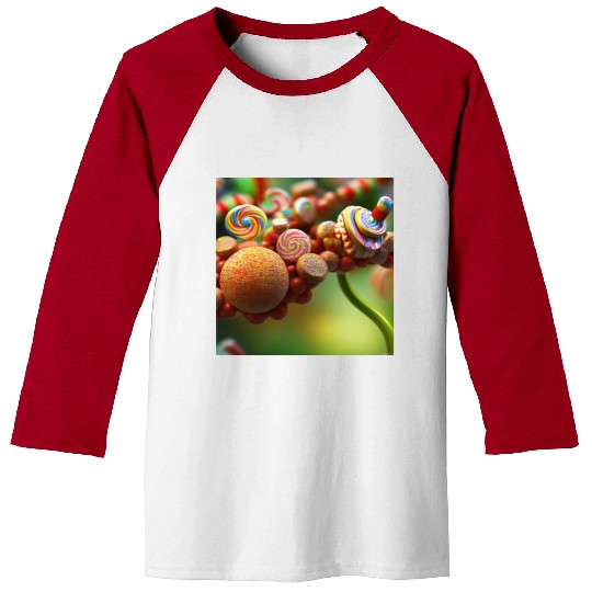 A glimpse into candy land version 4 Baseball Tees