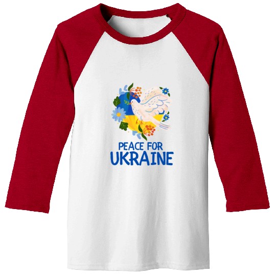 Peace For Ukraine Baseball Tees