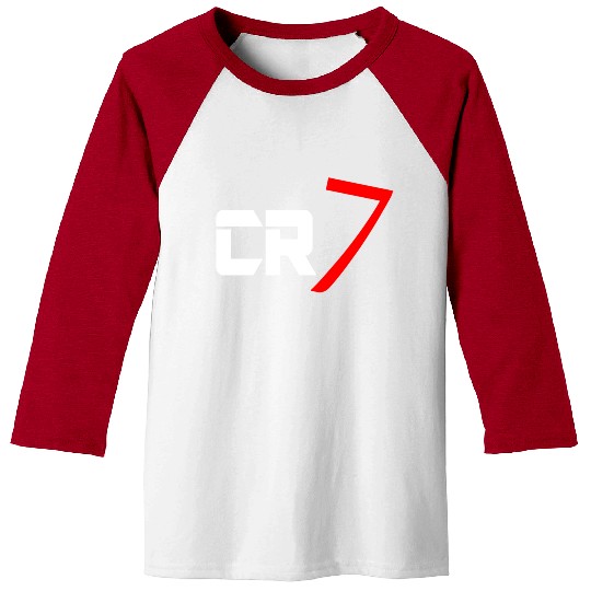 cr7 cristiano white Baseball Tees