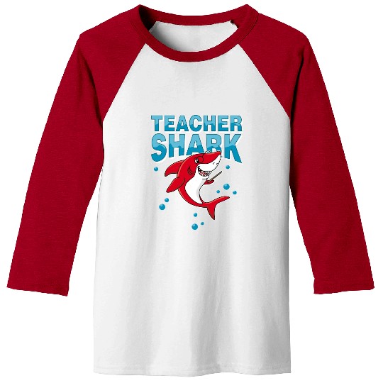 Teacher shark .. school student lessons enrollment Baseball Tees