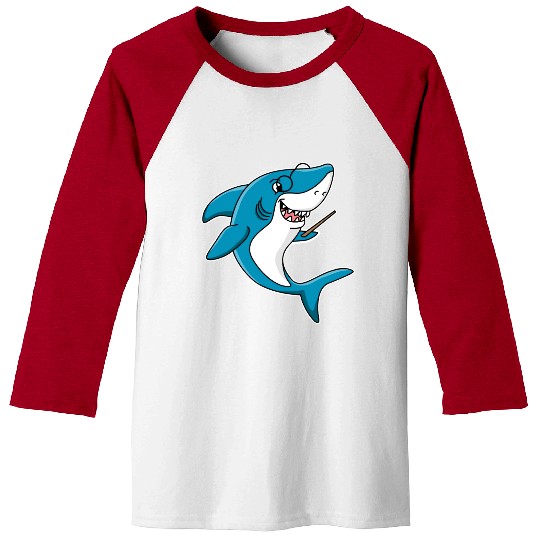 Teacher shark .. school student lessons enrollment Baseball Tees