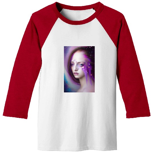 The Purple Haired Woman Baseball Tees