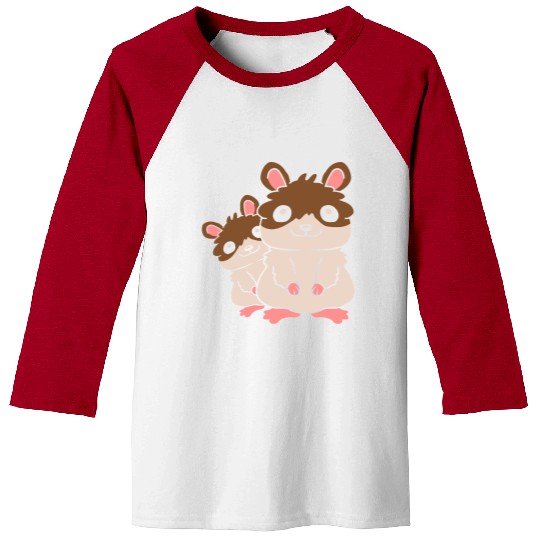 family hamster small child Baseball Tees