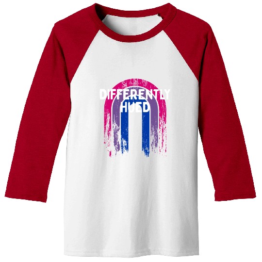 Differently Hued Bisexual LGBTQ Bi Pride Baseball Tees