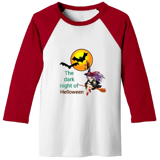 Halloween night Baseball Tees