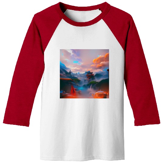 A Timeless World in a Distant Solar System Bright Baseball Tees