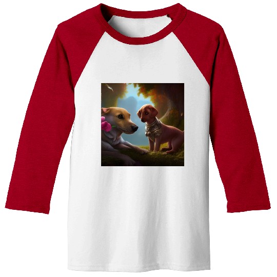 Puppy Love Cute Puppies with A Little Steampunk Baseball Tees