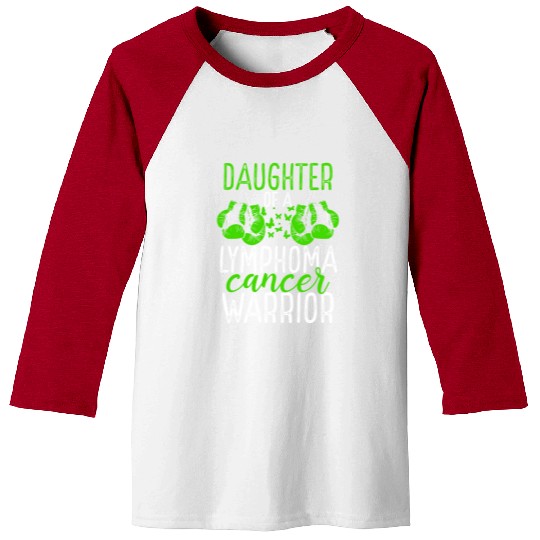 Daughter Lymphoma Cancer Awareness Month Ribbon Baseball Tees