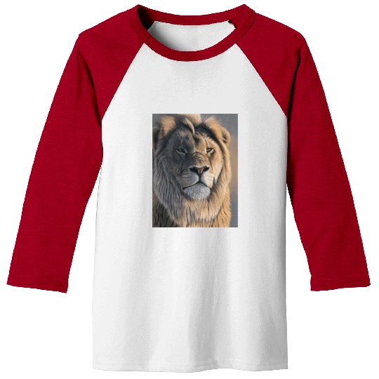 Lion King Of The Forest Baseball Tees