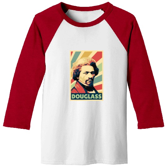 Frederick Douglass Vintage Colors Baseball Tees