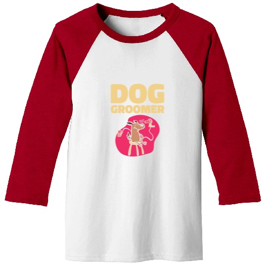 Dog Groomer Canine Grooming Hygiene Baseball Tees
