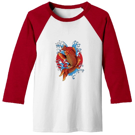 Koi Fish Baseball Tees