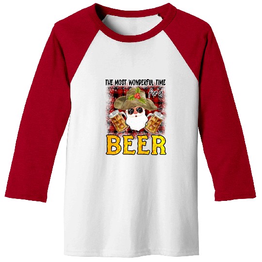 Christmas Sublimation, The Most wonderful time for Baseball Tees