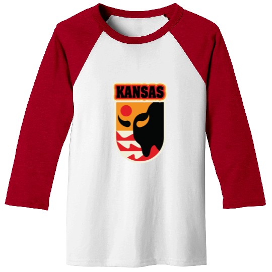 US States KANSAS Baseball Tees