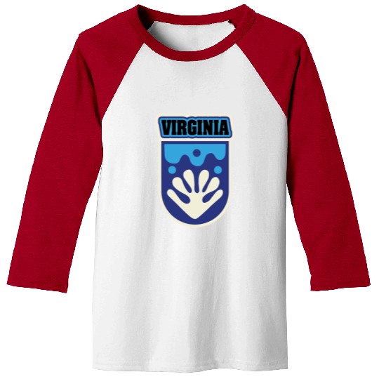 US States VIRGINIA Baseball Tees