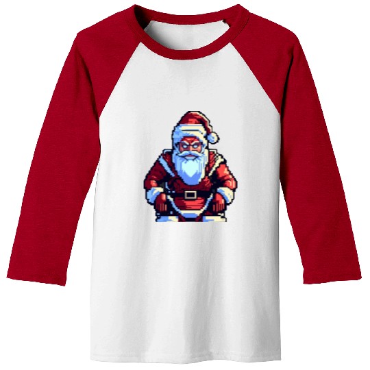 Sad Santa Baseball Tees