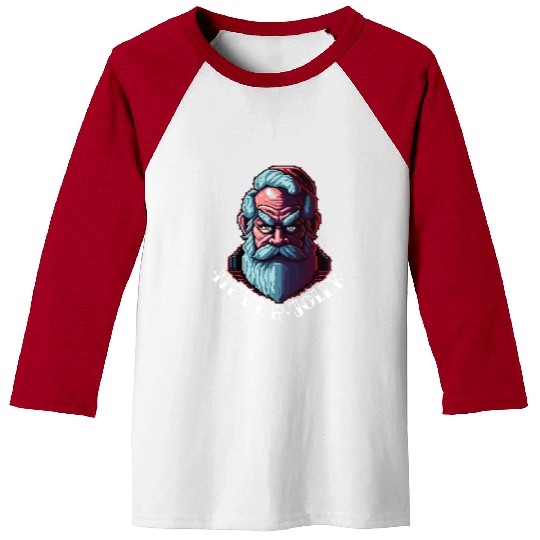Grumpy Santa Baseball Tees