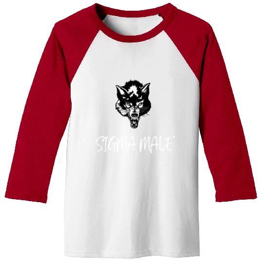 Lone Wolf Sigmamale Alfa Male Baseball Tees